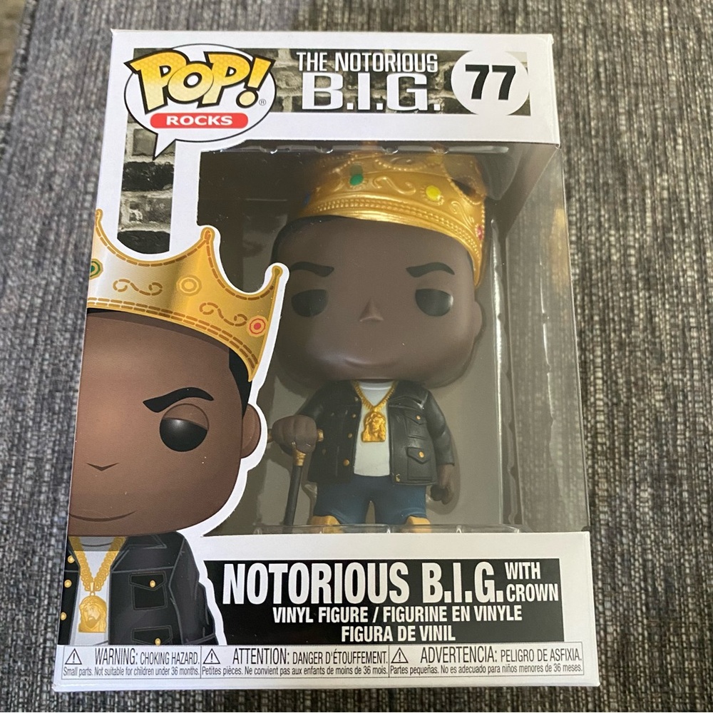 Funko Pop! Rocks - The Notorious B.I.G. with Gold Crown 77